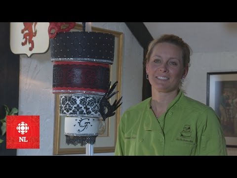 How To: The upside-down chandelier cake