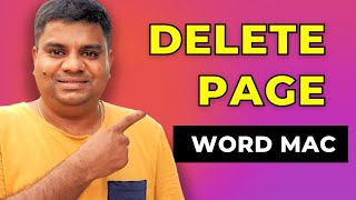 How To Delete a Page In Word MAC