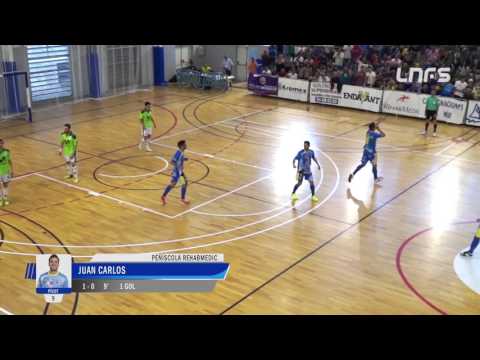 Gol Juanqui (0-1) en el Peñíscola Rehab Medic - Movistar Inter. 1Div, J28