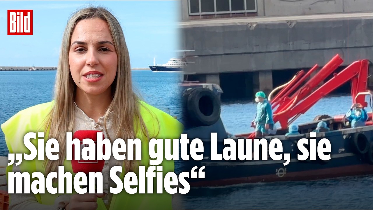 TENERIFFA: Erste Passagiere verlassen „Hondius“ „Sie haben gute Laune, sie machen Selfies“