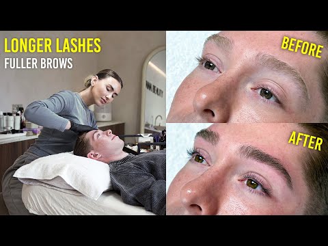 Men's Lash Lift and Brow Shaping Training Tutorial