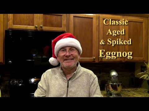 Classic Aged Spiked Eggnog - Jamaican Rum, Brandy & Bourbon Whiskey - HBW 242