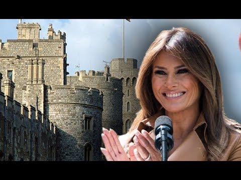 Breaking News July 13 2018 Donald & Melania Trump meet Queen Elizabeth at Windsor Castle Raw Footage Video