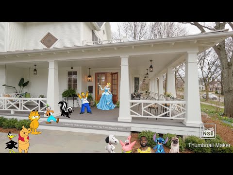 Cinderella white and the seven toons the toons￼ leave for work ￼