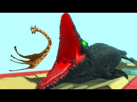 Run Away from MOSASAURUS ( Scary Ocean ) - Animal Revolt Battle Simulator