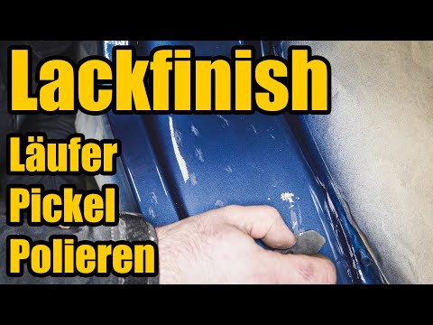 Paint finishing – here's how! Removing paint runs and dust inclusions