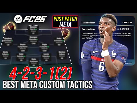 The Most BROKEN Formation *Post Patch*! Best META 4231(2) Custom Tactics EA FC 26!