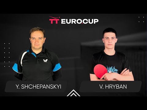 16:45 Yurii Shchepanskyi  - Vadym Hryban  21.11.2023 TT Euro.Cup Ukraine STAR. Table 3