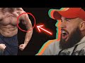 BODYBUILDER REACTS TO BICEP TEARS