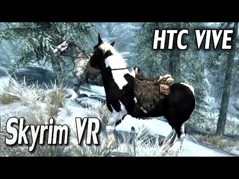 HTC VIVE - Skyrim VR (Comparison to Oculus)