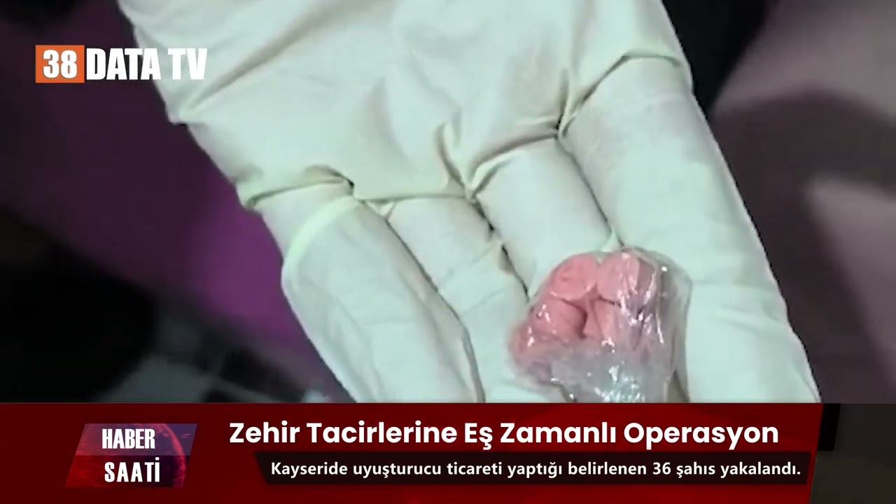 Zehir tacirlerine PÖH destekli eş zamanlı operasyon: 36 gözaltı