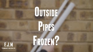 How To Stop Your Outside Pipes From Freezing