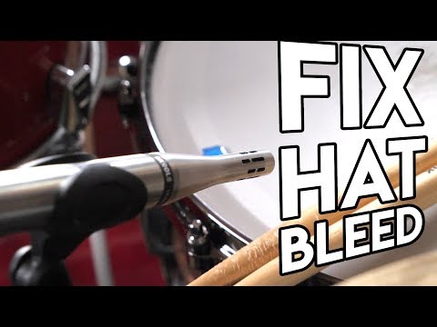 How to Record Heavy Drums -  Dealing with Hat Bleed