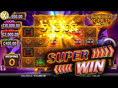 I Hit The JACKPOT On Ramesses Gold 10K Ways And Here's What Happened! (ReelPlay)