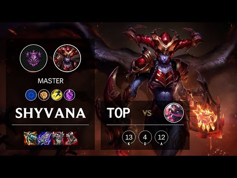 Shyvana Top vs Irelia - EUW Master Patch 10.25b