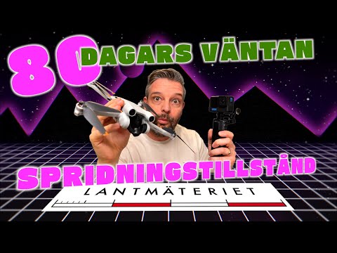 Efter 80 DAGARS VÄNTAN kan man visa sina drönarfilmer