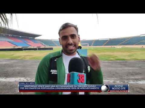 ARAPONGAS ESPORTE CLUBE VENCE MAIS UMA NO PARANAENSE DA TERCEIRA DIVISÃO