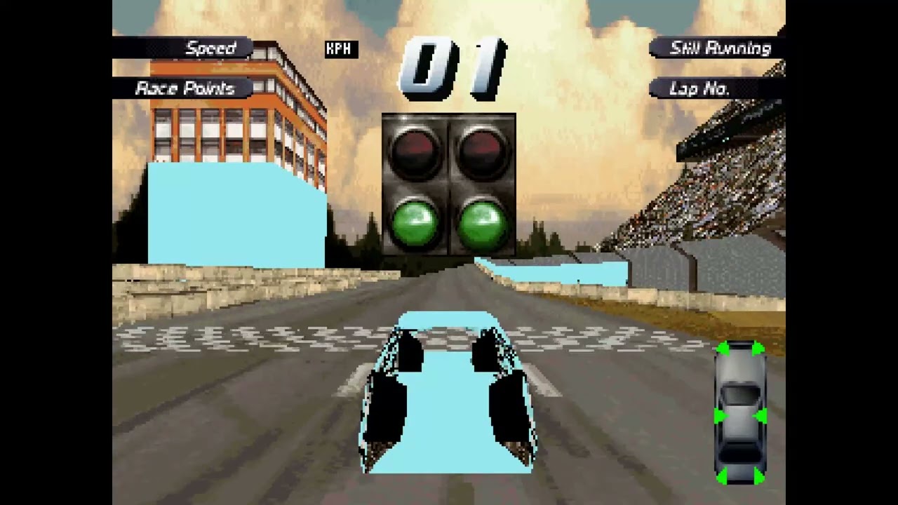 Destruction Derby 2 Prototype RetroArch Beetle Saturn