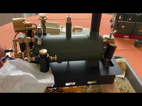 Regner Paul Tram chassis initial steam test