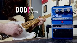 Video thumbnail for DOD FX65 - The Best Chorus Pedal I've Ever Heard! by Alex Hamilton