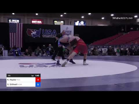 110 Lbs Rr Rnd 1 - Koy Hopke, Pinnacle Wrestling Club Vs Sampson Stillwell, Kobra Kai Training 36d