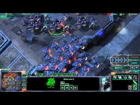 StarCraft 2 - SC272 - Naruto (T) vs inuh (T) on Metalopolis Part 3