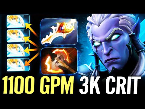 🔥 1100 GPM Phantom Assassin Rapier Carry — 100% Most Satisfying CRIT 20.000 Gold Comeback Dota 2 Pro