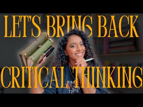 bring back CRITICAL THINKING 🧠 start a Critical Media Journal in 2026 + how to write reviews