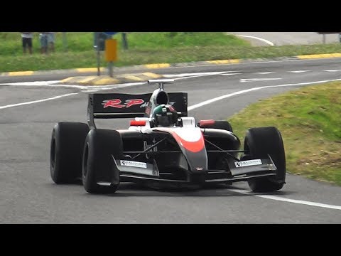 Formula Renault 3.5 Pure V8 Sound driving on public roads!