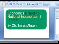 CFA Level 1 Economics Chapter 5 Part 1 National Income