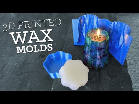 Casting Wax with 3D Printed Molds