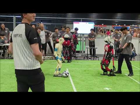 RoboCup Soccer 2023 Humanoid AdultSize Final: NimbRo vs HERoEHS