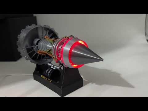 #Turbine fan engine#model #Red tail flame