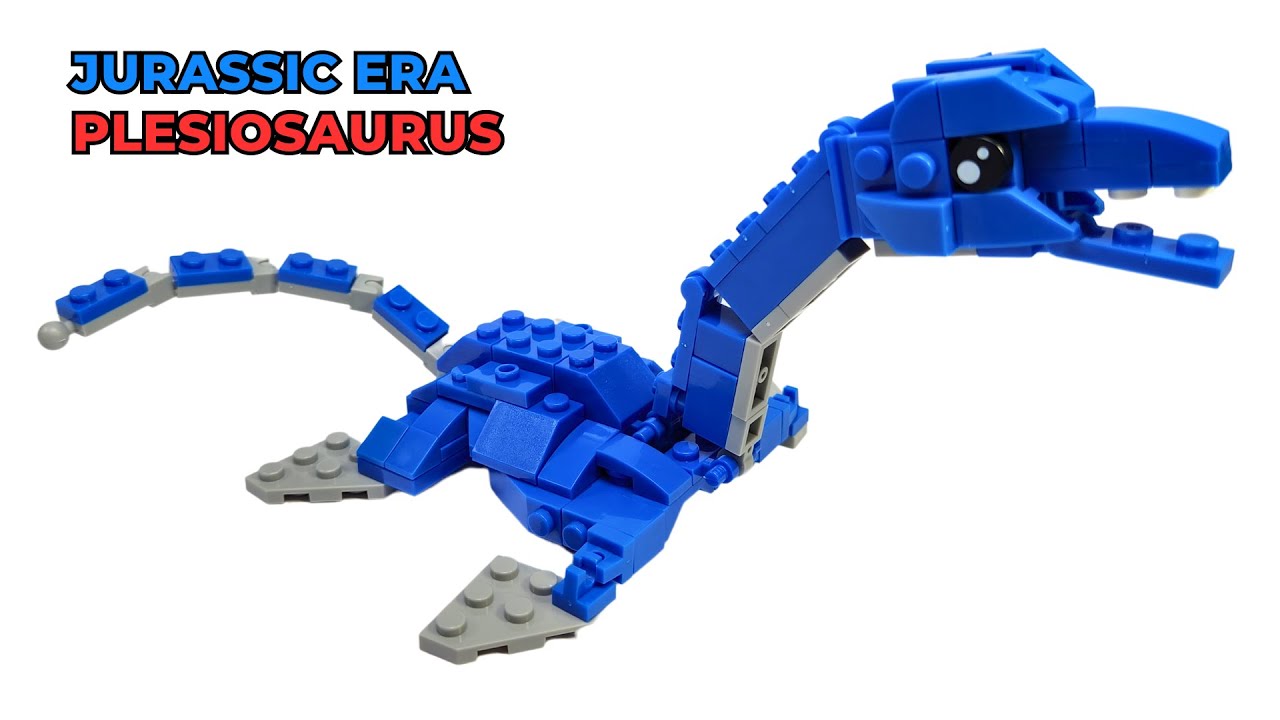 LEGO Jurassic World Plesiosaurus Speed Build | Unofficial LEGO