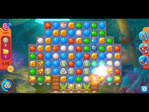 fishdom level 3294 / niveau 3294 challenge level completd / niveau challenge résolu