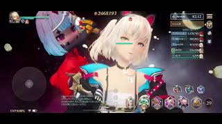 【グランサガ】ギルド戦　火炎の精霊王　チーム戦一戦目　ジュン　［4000］