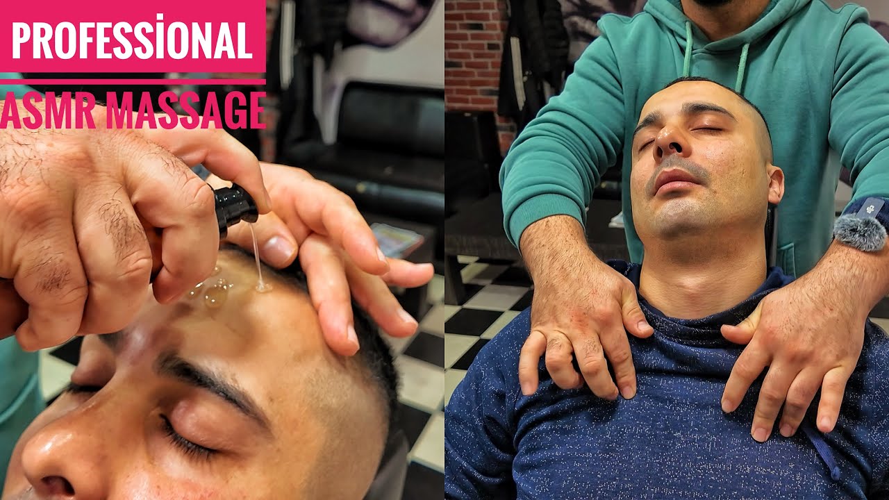 PROFESSİONAL HEAD MASSAGE ASMR • HİGH PRESSURE HEAD MASSAGE