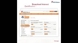 Tax Services on ICICI Bank Internet Banking