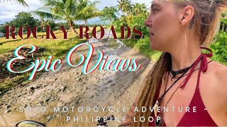 EP 6 - Off-Road Challenges & Breathtaking Views! 🏍️ | My Solo Motorcycle Journey to Sipalay 🌴