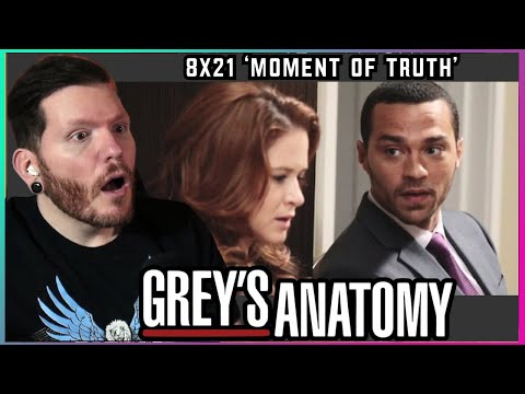 First time watching Grey's Anatomy REACTION 8x21 'Moment of Truth'