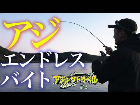 【アジング】エンドレスバイト！夕方から夜まで掛けまくり！ / 《 アジングトラベル vol.15 》