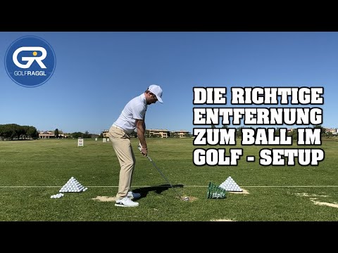 HOW CLOSE TO THE GOLF BALL IN SETUP