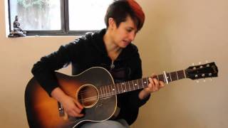 How to play Nightminds by Missy Higgins on guitar - Jen Trani