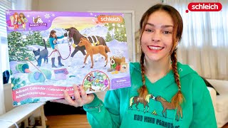 SCHLEICH HORSE CLUB ADVENT CALENDER UNBOXING || Sofia's Winter Surprise 99092