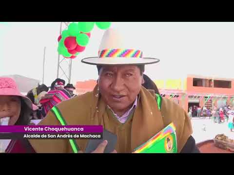 Dan luz verde a la construcción de carretera en San Andrés de Machaca