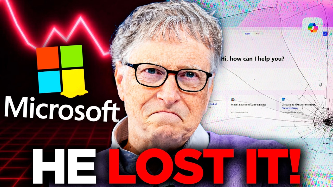 Bill Gates LOSES IT After $80 Billion Copilot Disaster WRECKS Microsoft