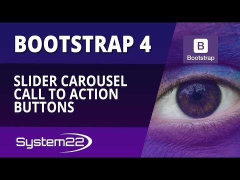 Bootstrap 4 Basics Slider Carousel Call To Action Buttons