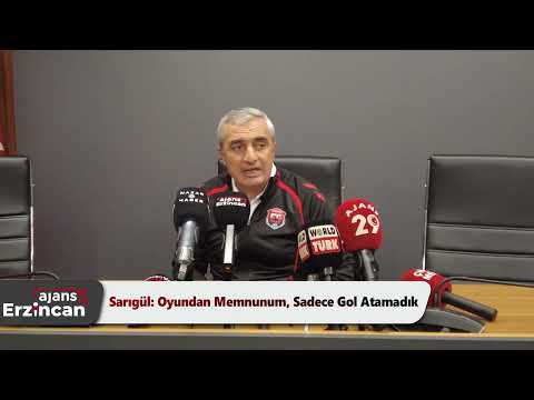 Sarıgül Oyundan Memnunum, Sadece Gol Atamadık