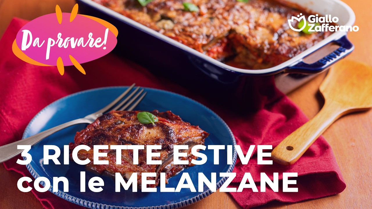 🧀🍅3 RICETTE con le MELANZANE - Golosissime e imperdibili🍆