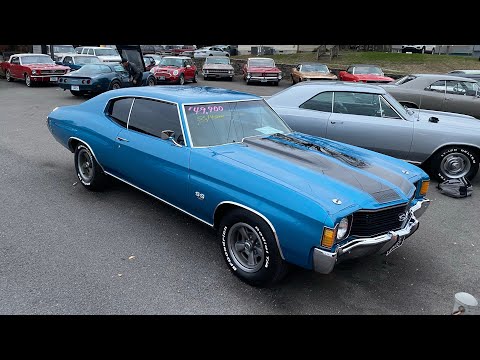 Test Drive 1972 Chevrolet Chevelle SS/Malibu 400 Big Block 4 Speed SOLD $49,900 Maple Motors #1943